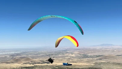 Aksaray'da Yamaç Paraşütü Dünya Kupası heyecanı başladı