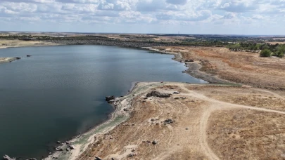 Edirne'de kuraklık alarmı: Süloğlu Barajı'nın su seviyesi yüzde 20'ye düştü