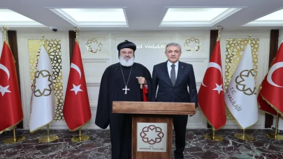 Süryani Ortodoks Patriği Mor İğnatius II. Efrem Kerim’den Mardin Valiliği’ne ziyaret