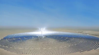 Gobi çölündeki dev solar santrali Çin'in enerji yatırımlarındaki boyutunu gösteriyor