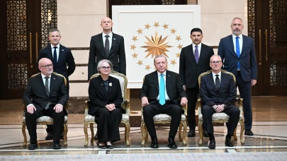 Cumhurbaşkanı Erdoğan Dört Ülkenin Büyükelçisini kabul etti