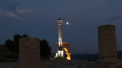 Ağlasun'daki Sagalassos Antik Kenti, yeni sezonda gece ziyaretlerine açılıyor
