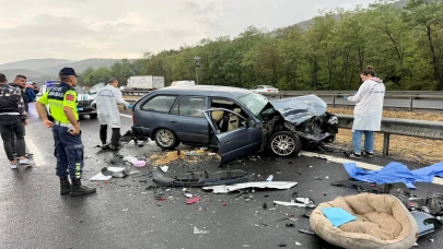 Düzce'de sağanak yağış kazalara neden oldu: 2 Ölü 15 Yaralı