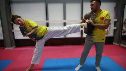 Para tekvandocu Şeyma Nur Talu ikinci dünya şampiyonluğuna odaklandı