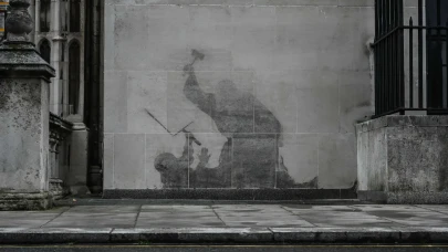 Duvarlar konuştu yetkililer susturdu: Banksy’nin eseri artık yok