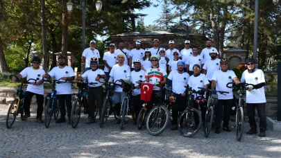 Kayı Boyu'nun tarihî göç yolculuğu bisikletle yeniden canlandırıldı