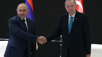 Cumhurbaşkanı Erdoğan, Ermenistan Başbakanı Paşinyan'ı kabul etti