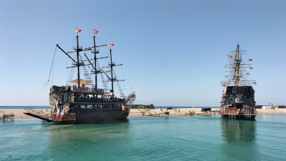 Manavgat Irmağı'nda mavi sulara yolculuk