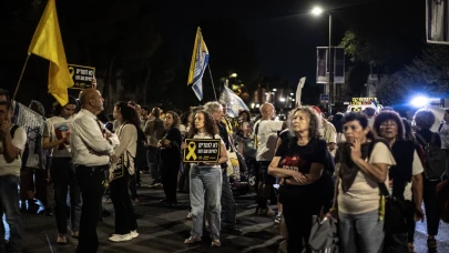 Batı Kudüs’te Rehineler İçin Protesto: İsrailliler Hükümetten Anlaşma Talep Etti