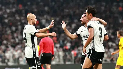 Beşiktaş, Hradec Kralove'yi 1-0 yenerek Avrupa'da bir üst tura yükseldi