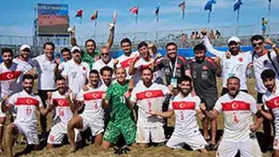 Plaj Futbolu Millî Takımımız, Estonya'yı Mağlup Ederek Avrupa A Ligi'nde Kaldı