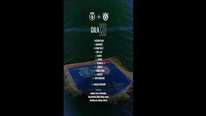Galatasaray'ın Sporting CP karşısındaki ilk 11'i açıklandı!