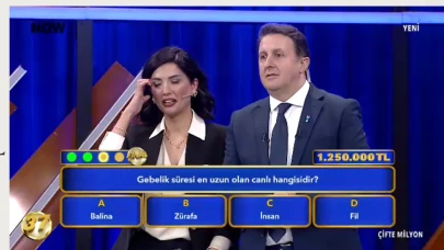 Gebelik süresi en uzun olan canlı hangisi? Yarışmanın dikkat çeken sorusu