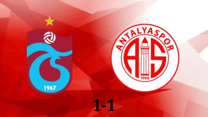 Trabzonspor, Antalya deplasmanından 1 puanla döndü