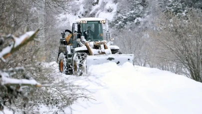 Sakarya'da karla mücadele devam ediyor: 31 yol açıldı, 5 yol için çalışmalara hız verildi