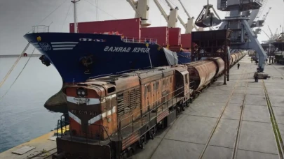 15 yıl aradan sonra Lazkiye-Halep tahıl treni yeniden seferlere başladı