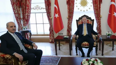 Cumhurbaşkanı Erdoğan, TBMM Başkanı Kurtulmuş ile kritik görüşme gerçekleştirdi