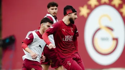 Galatasaray, Trabzonspor maçı hazırlıklarına hız kesmeden devam ediyor