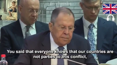 Lavrov'dan Arap Büyükelçilere Soru: "ABD ve İsrail’in Katliamını Kınıyor Musunuz?"