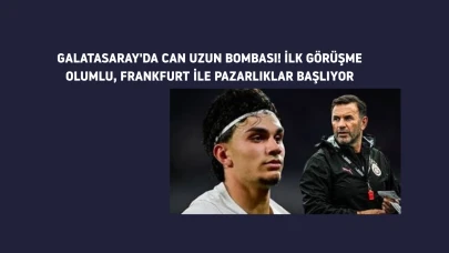 Galatasaray, Can Uzun için ilk görüşmeyi yaptı... Frankfurt ile pazarlıklar başlıyor!
