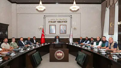 Hatay'da Asi Nehri hattındaki altyapı çalışmaları masaya yatırıldı