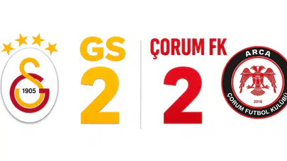 Çorum FK Süper Lig'e Galatasaray deplasmanında puanla başladı