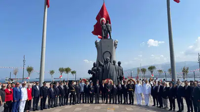 İskenderun'da 30 Ağustos coşkusu: Anıt Meydanı'nda anlamlı tören