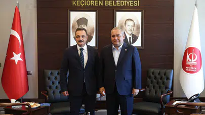 Keçiören'de medya ve yerel yönetim buluşması: TİMBİR heyeti Başkan Özarslan'ı ziyaret etti