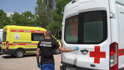 Sivastopol'da drone dehşeti: Beş katlı bina hedef alındı, iki kişi ağır yaralı
