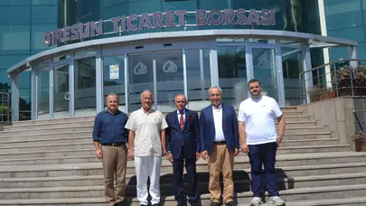 Giresun Borsası’ndan Öner Hekim’in projelerine destek