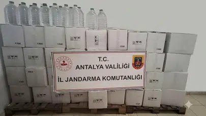 Kolonya kisvesiyle sahte içki üretimi: Jandarma 20 bin litre etil alkolü tek operasyonda ele geçirdi