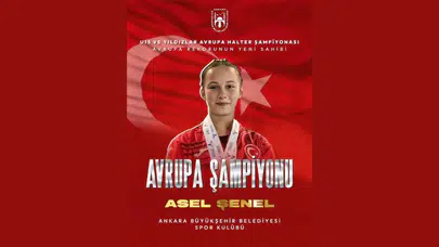 Asel Şenel Avrupa'nın zirvesinde: Üç altın madalya ve yeni rekor