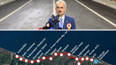 Trabzon'da ulaşımda yeni dönem: 16 istasyonlu raylı sistem için geri sayım başladı