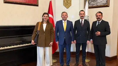 Kars'ta yargı temsilcilerinden Vali Polat'a nezaket ziyareti
