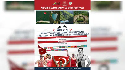 Artvin dünya güreşinin merkezi oluyor: 20 ülkeden genç yetenekler geliyor