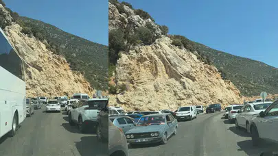 Kaputaş Plajı'nda trafik krizi: Turist akını otopark sorununu tetikledi