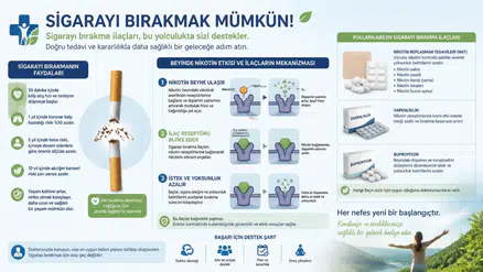 Sigarayı Bırakmak İsteyenlere Tıbbi Destek: Sigarayı Bırakma İlaçları Nasıl Çalışır, Ne Kadar Etkili?