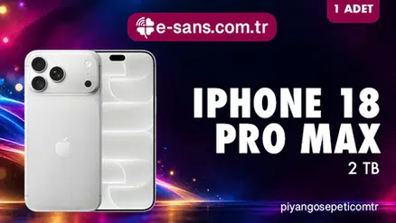 17 TL’ye iPhone 18 Pro Max çekilişi: Büyük ödül 255 bin TL