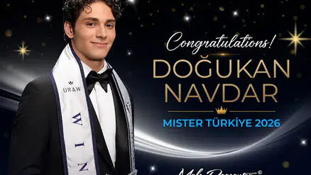 Podyumların Yeni Yıldızı Rizeli Doğukan: Mister Türkiye 2026 Tacını Taktı