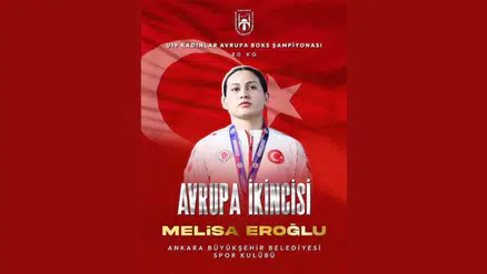 Melisa Eroğlu, Avrupa Boks Şampiyonası'nda gümüş madalya kazandı