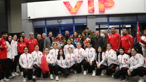 Trabzon’da madalya sevinci: Avrupa şampiyonları yurda döndü