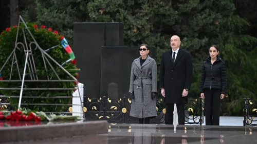 Haydar Aliyev'in vefatının 22. yılında anma töreni düzenlendi
