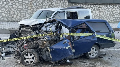 Burdur’da trafik kazası: 2 kişi hayatını kaybetti