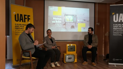İkinci Uluslararası Afet Filmleri Festivali (UAFF) Ankara'da ilk söyleşiyle başladı
