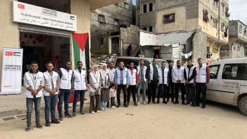 Yeryüzü Doktorları Han Yunus Sağlık Merkezi’ni yeniden açtı