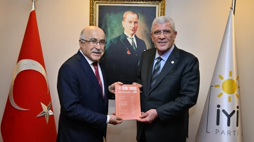 Dervişoğlu, Türk Ocakları Genel Başkanı Öz’ü ağırladı