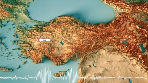 Kütahya’nın Simav ilçesinde saat 13:15’te 4,5 büyüklüğünde bir deprem meydana geldi