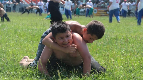 Kocaeli'de 17. Sekapark Altın Kemer Yağlı Güreşleri başladı