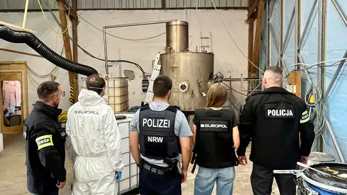 Europol destekli operasyonda amfetamin üretim ağına darbe