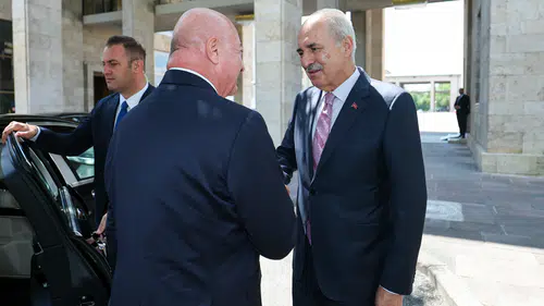 TBMM Başkanı Kurtulmuş, Avusturya Şansölyesi Stocker ile Görüşlerini İletti
